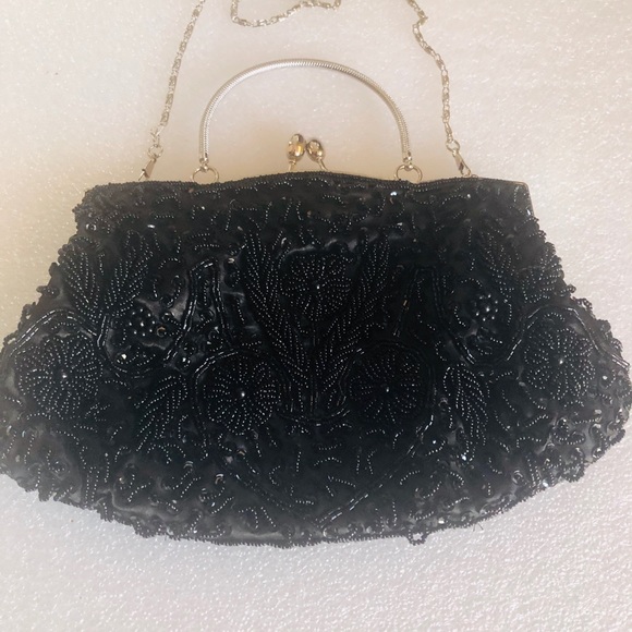 Evening Clutch Shoulder Embellished Bag - Picture 1 of 6